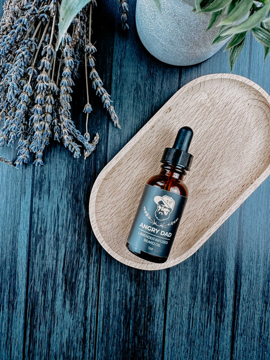 Men's | Angry Dad Lavender Infused Beard Oil