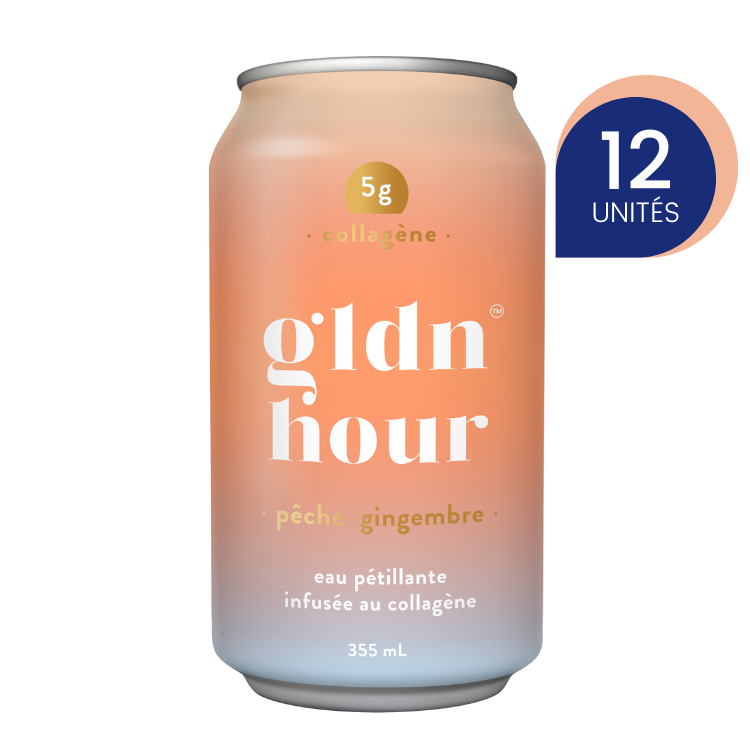 Peach Ginger | Collagen-infused Sparkling Water