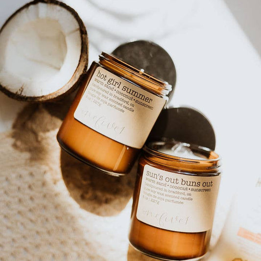 sun's out, buns out | Soy Candle