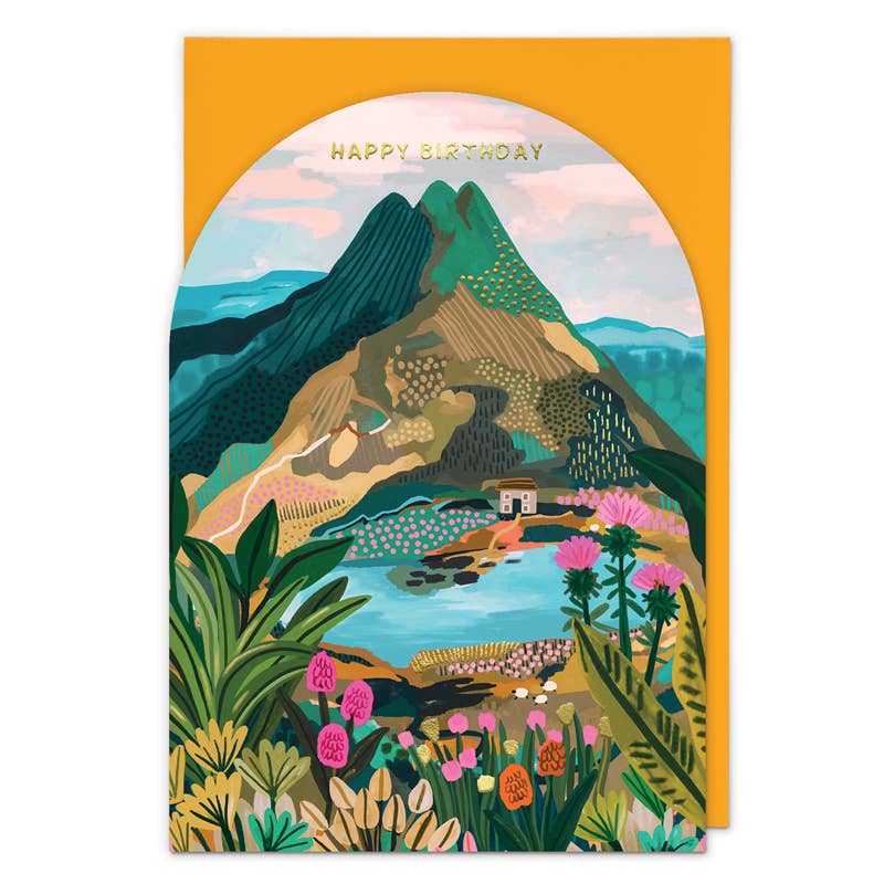 Snowdon Birthday Card