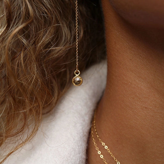 Abundance Drop Earrings | Citrine & Gold