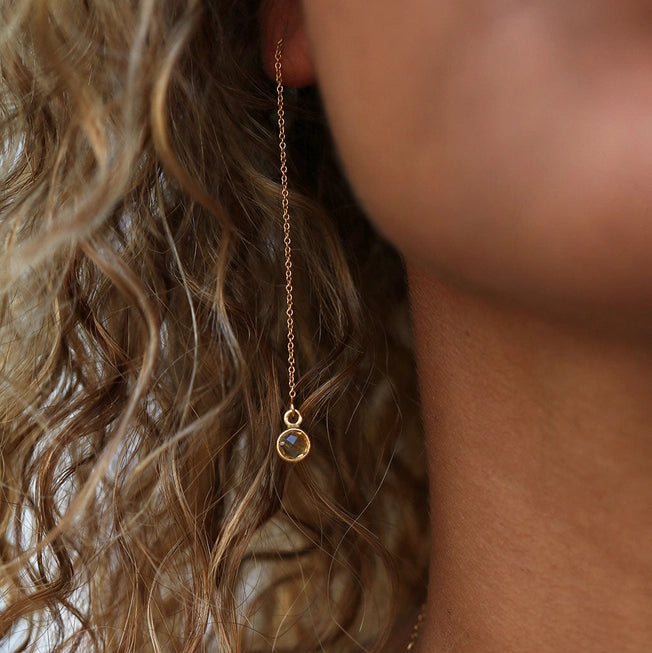 Abundance Drop Earrings | Citrine & Gold