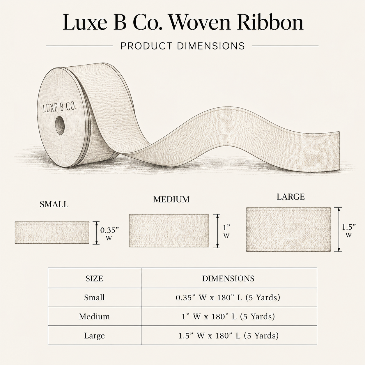 Merry Christmas Holiday Woven Ribbon
