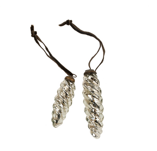 Icicle Ornament Silver