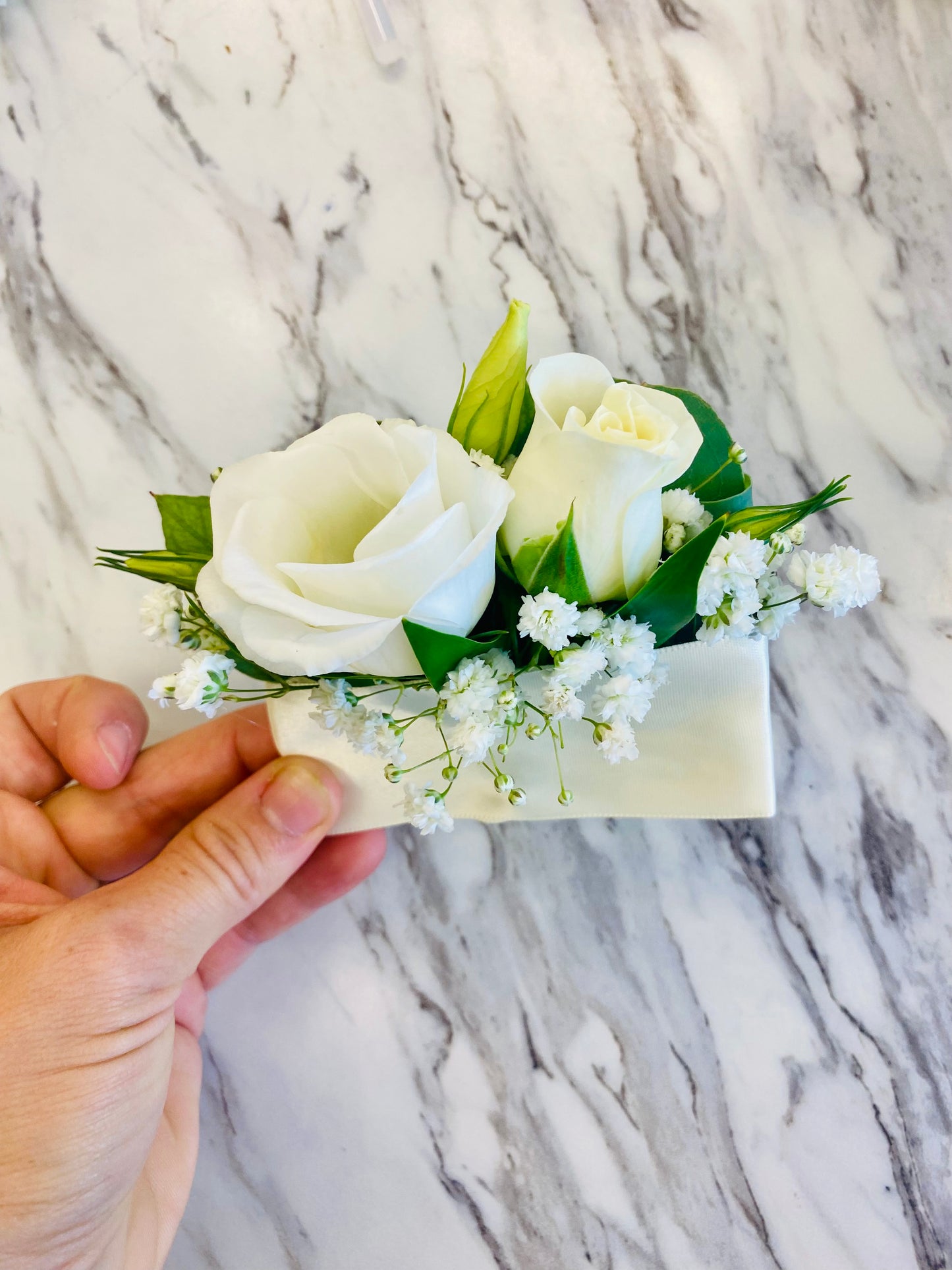 Boutonniere Pocket Square