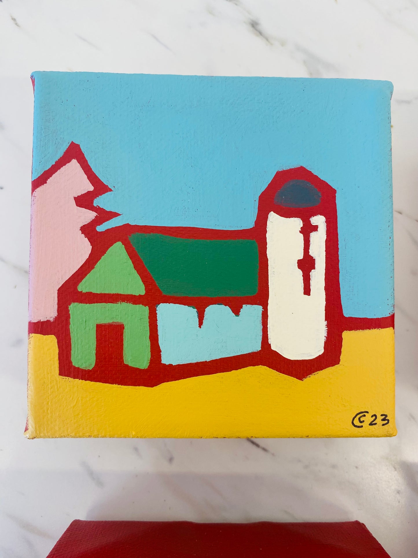 Rural Living Acrylic Paintings