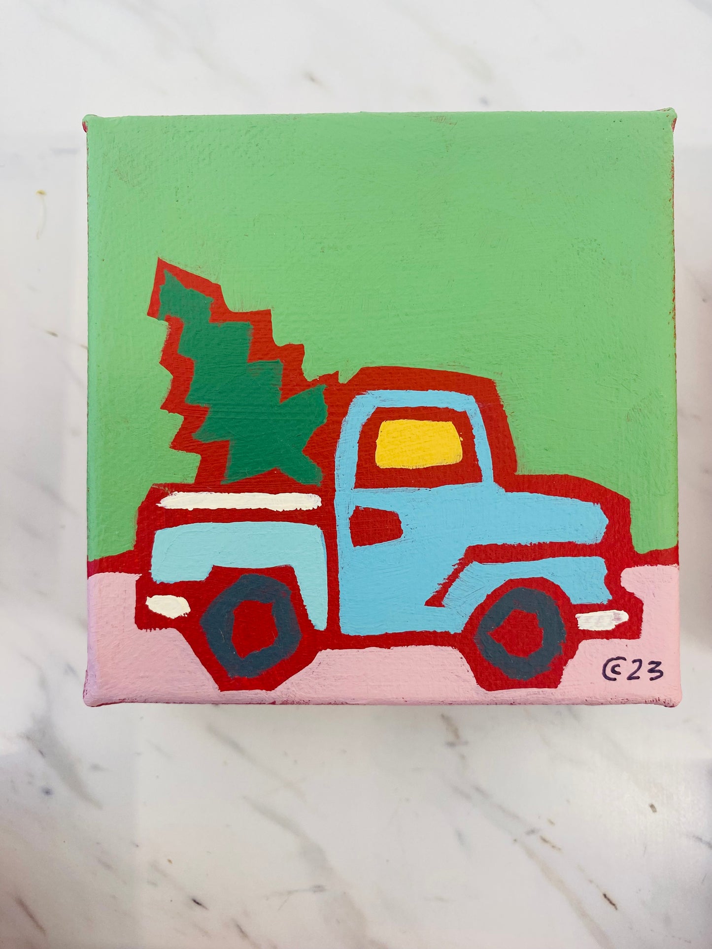 Rural Living Acrylic Paintings