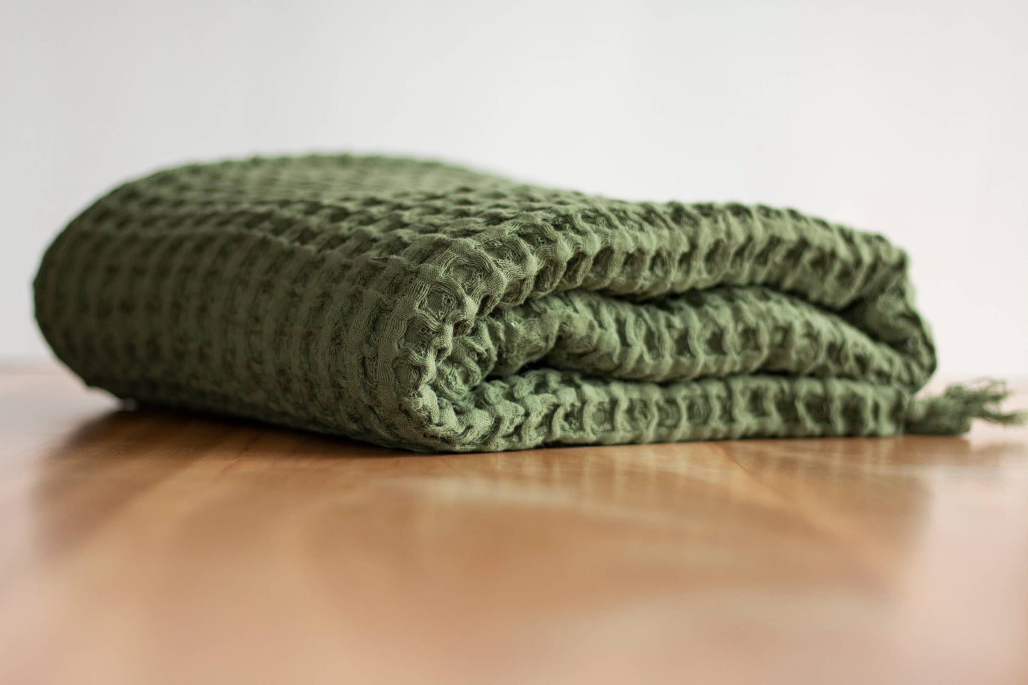 Juniper Waffle Blanket