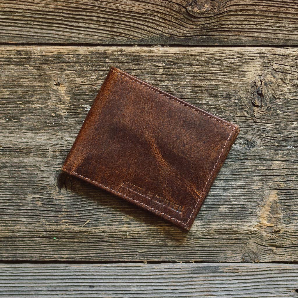 Leather Wallet | Hunter Brown