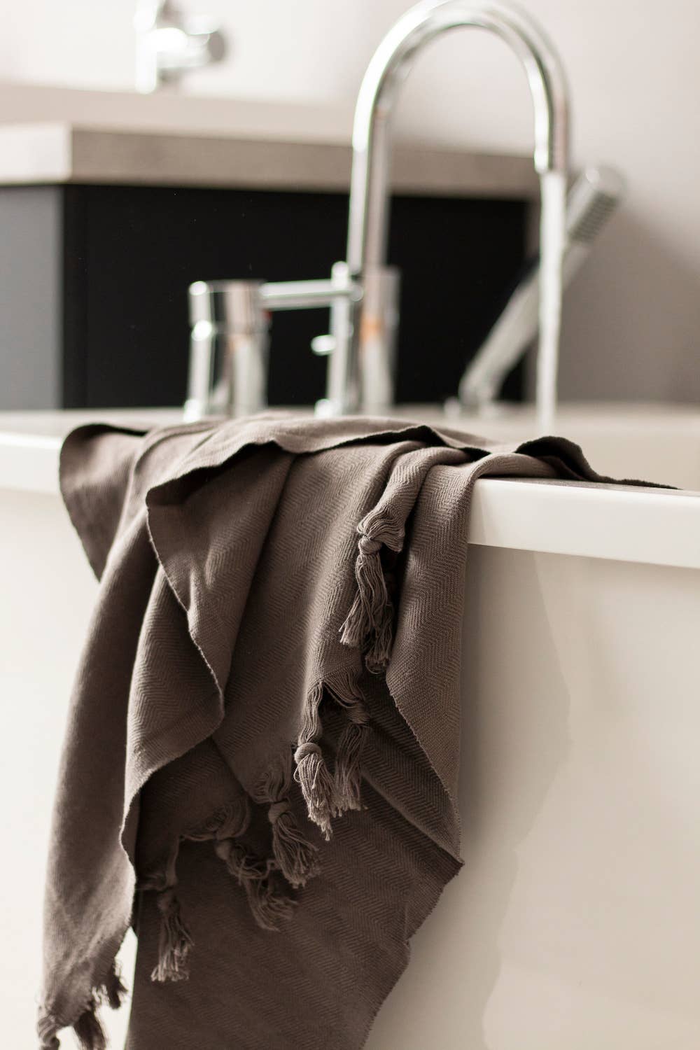 Ash Oversized Turkish Towel