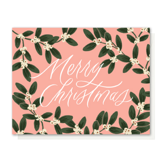 Holly Christmas Card