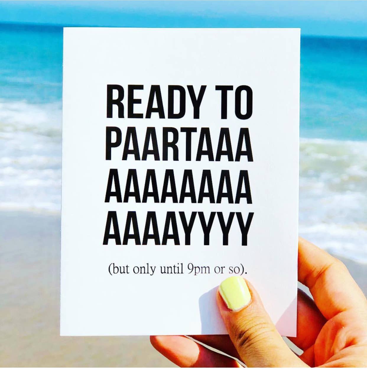 9pm or so | Funny Birthday Card