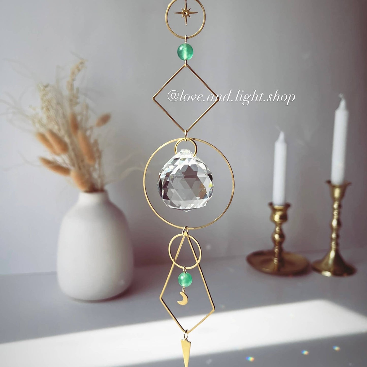Phoebe Celestial Suncatcher + Aventurine