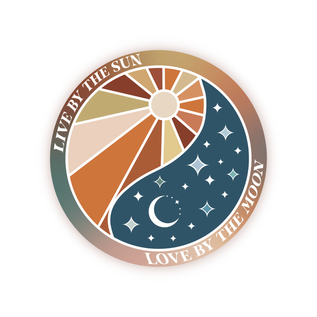 Live by the Sun, Love by the Moon Sticker
