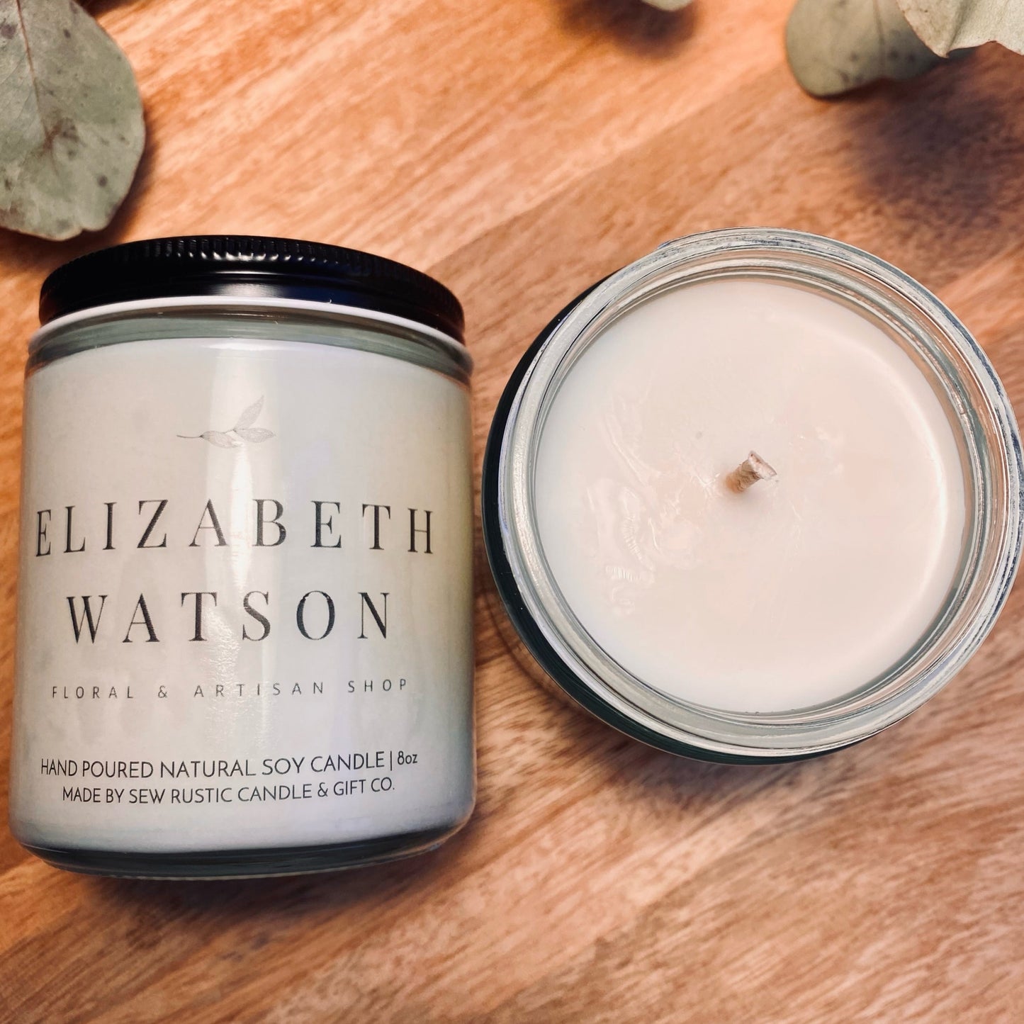 Elizabeth Watson Peony Candle