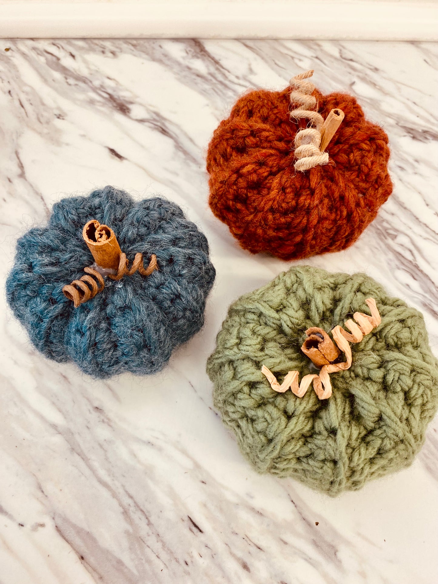 Knit Pumpkin Decor Medium