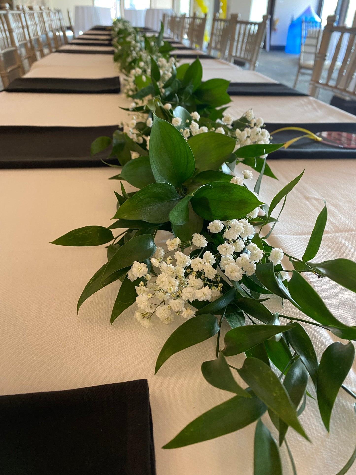 Ruscus & Baby's Breath Garland