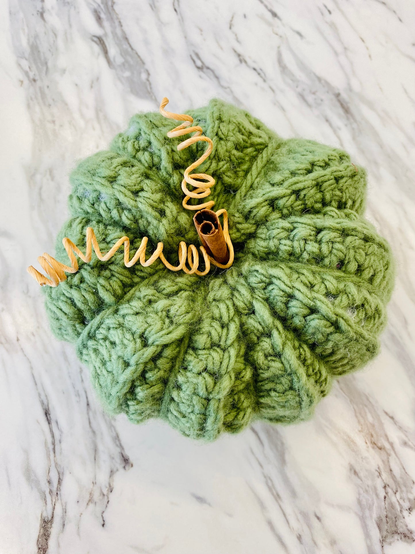 Knit Pumpkin Decor XL