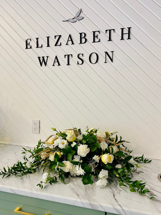 Golden Grace Casket Spray