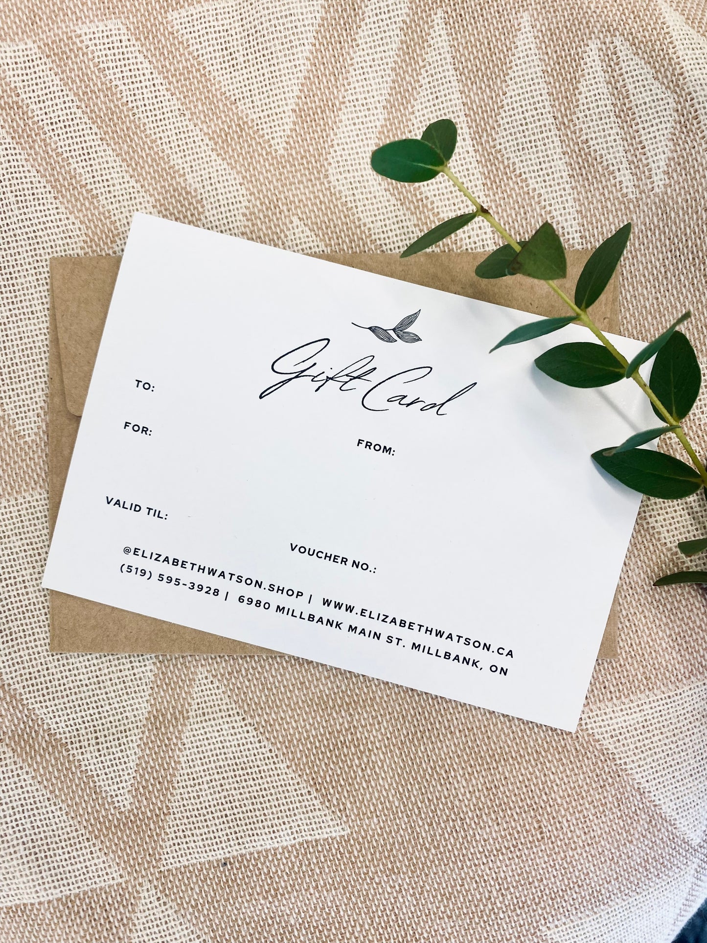 Elizabeth Watson Gift Card