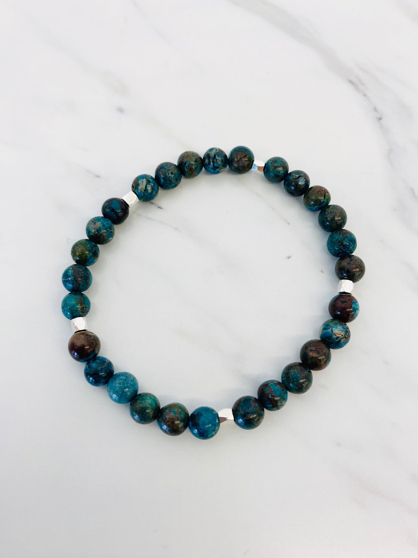 Chrysocolla Gemstone Bracelet