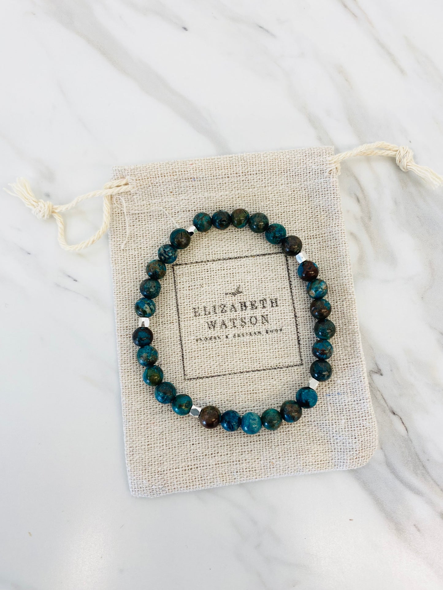 Chrysocolla Gemstone Bracelet