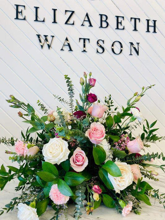 Love + Light Casket Spray