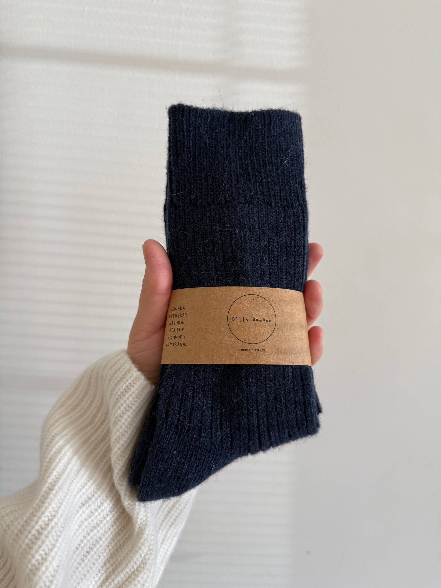 Iceland Wool Socks | Deep Sea