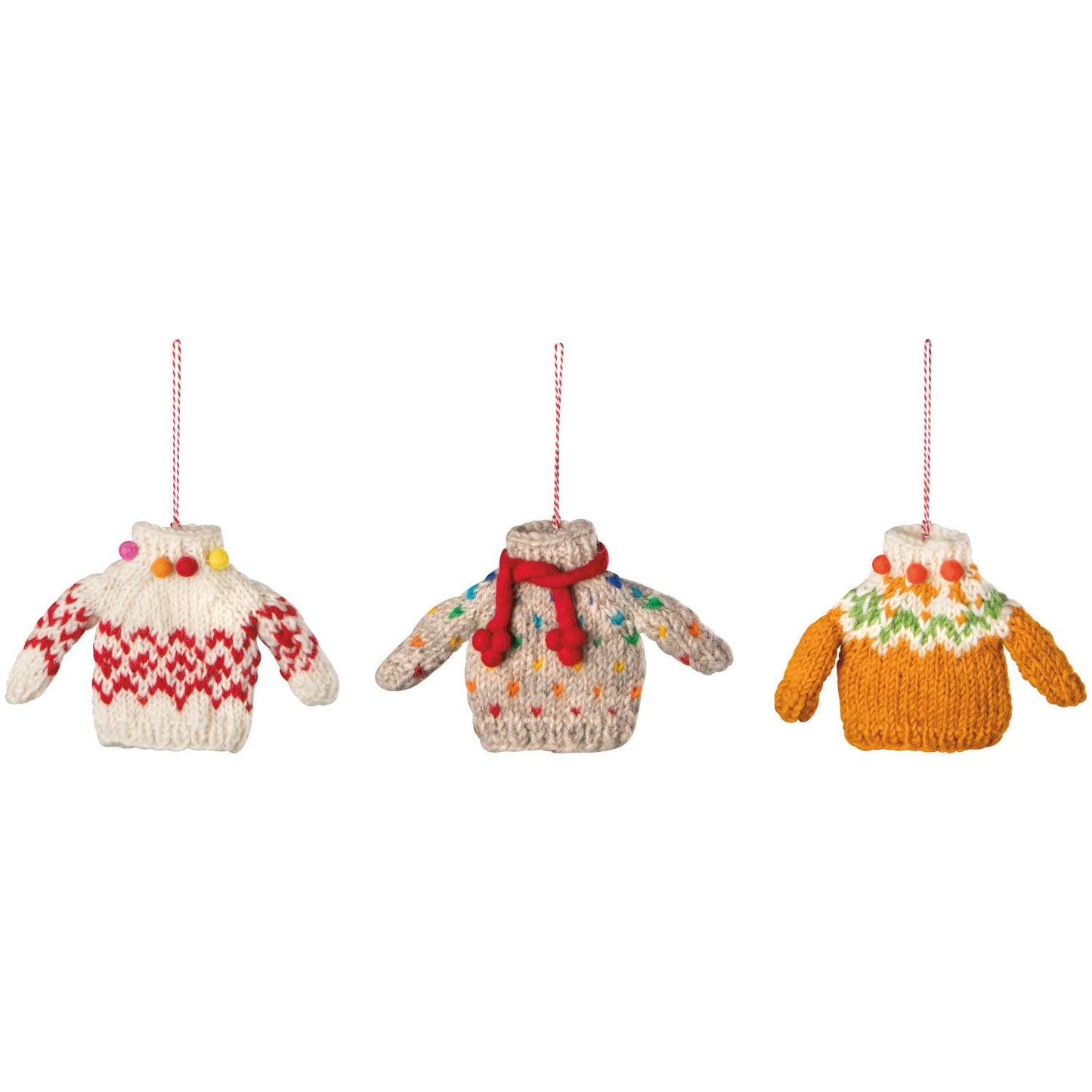 Sweater Felt Ornaments