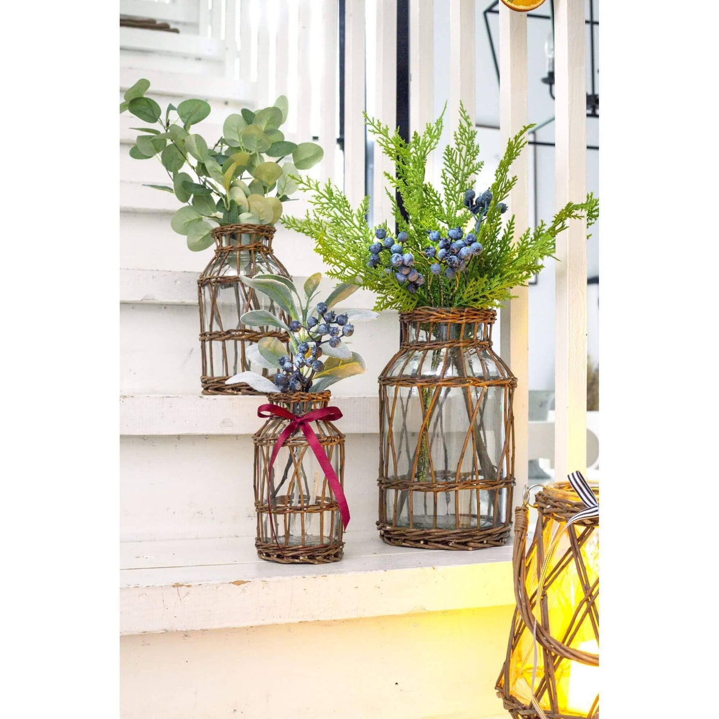 Willow Wrapped Vase | Small