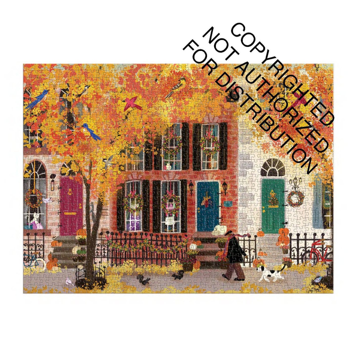 Autumn in the Neighborhood | 1000 Piece Puzzle