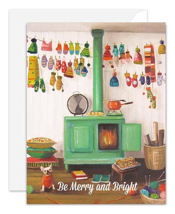 The Knitter Christmas Card | Box Set of 8