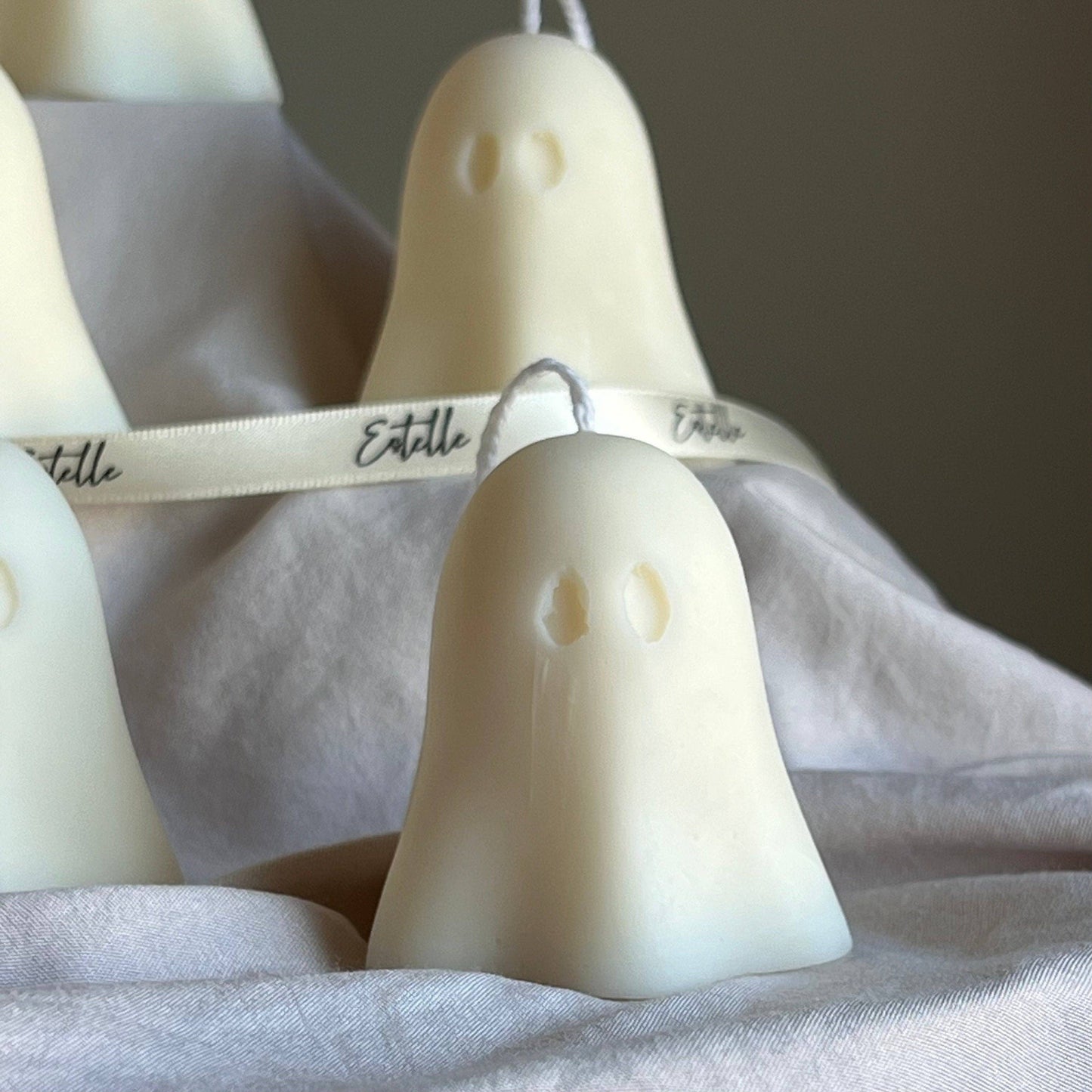 Cute Ghost Candle |  Pumpkin & Caramel