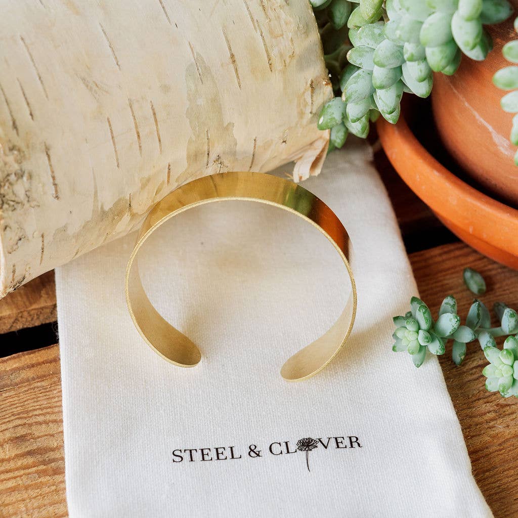 Buffalo Plains Brass Cuff