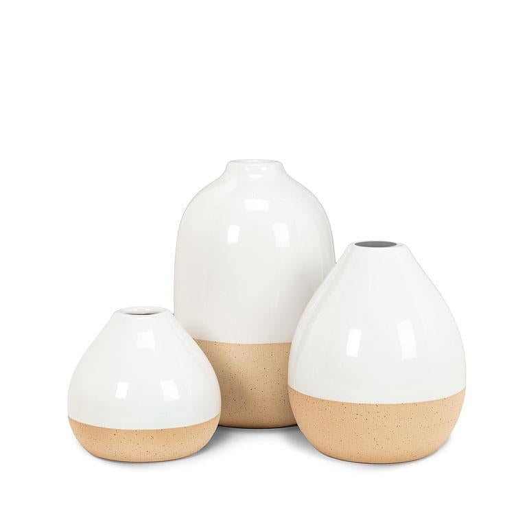 Small Cream & Sand Vase