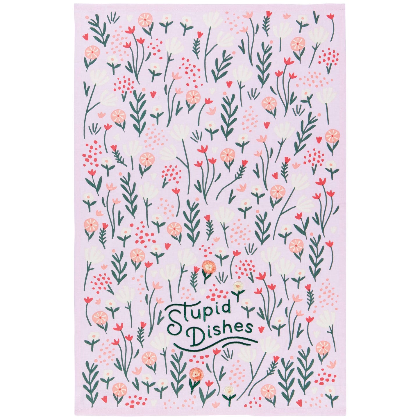 Stupid Dishes Dishtowel