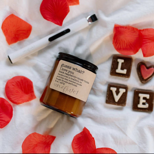 guess what? I love you | soy candle
