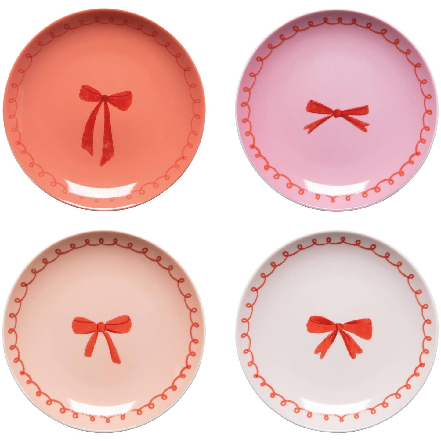 Appetizer Plates Set of 4