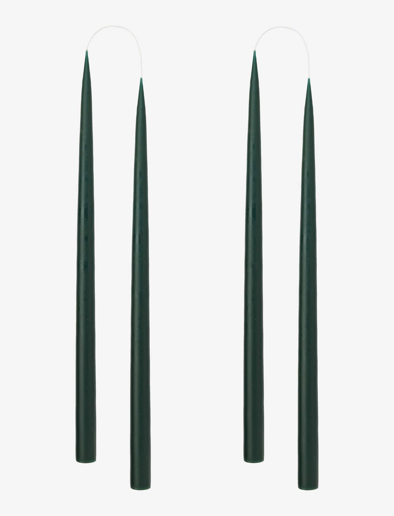 Forest Green Danish Taper Candle | 10"