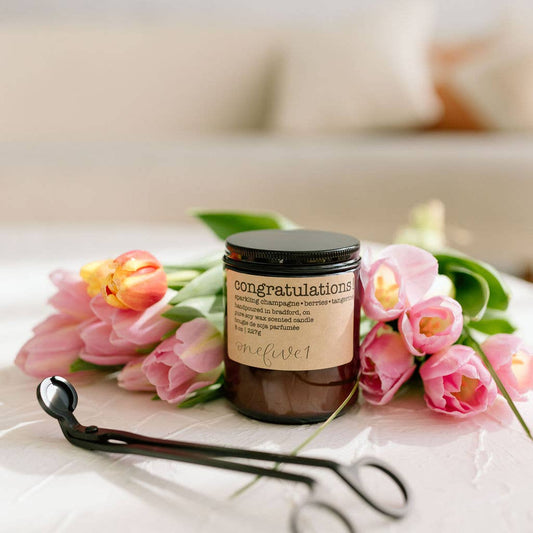 congratulations | soy candle