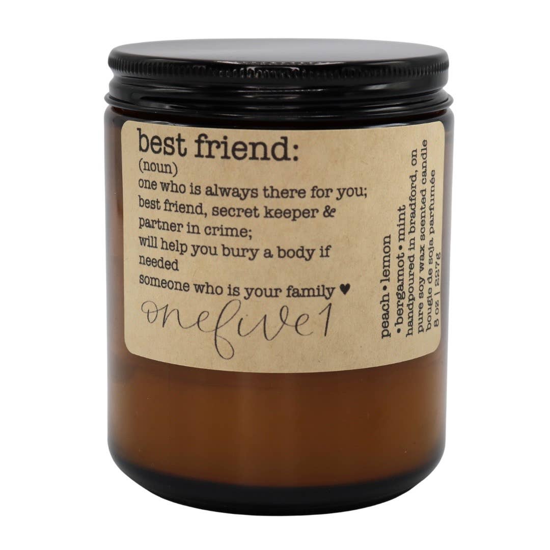 best friend definition | soy candle