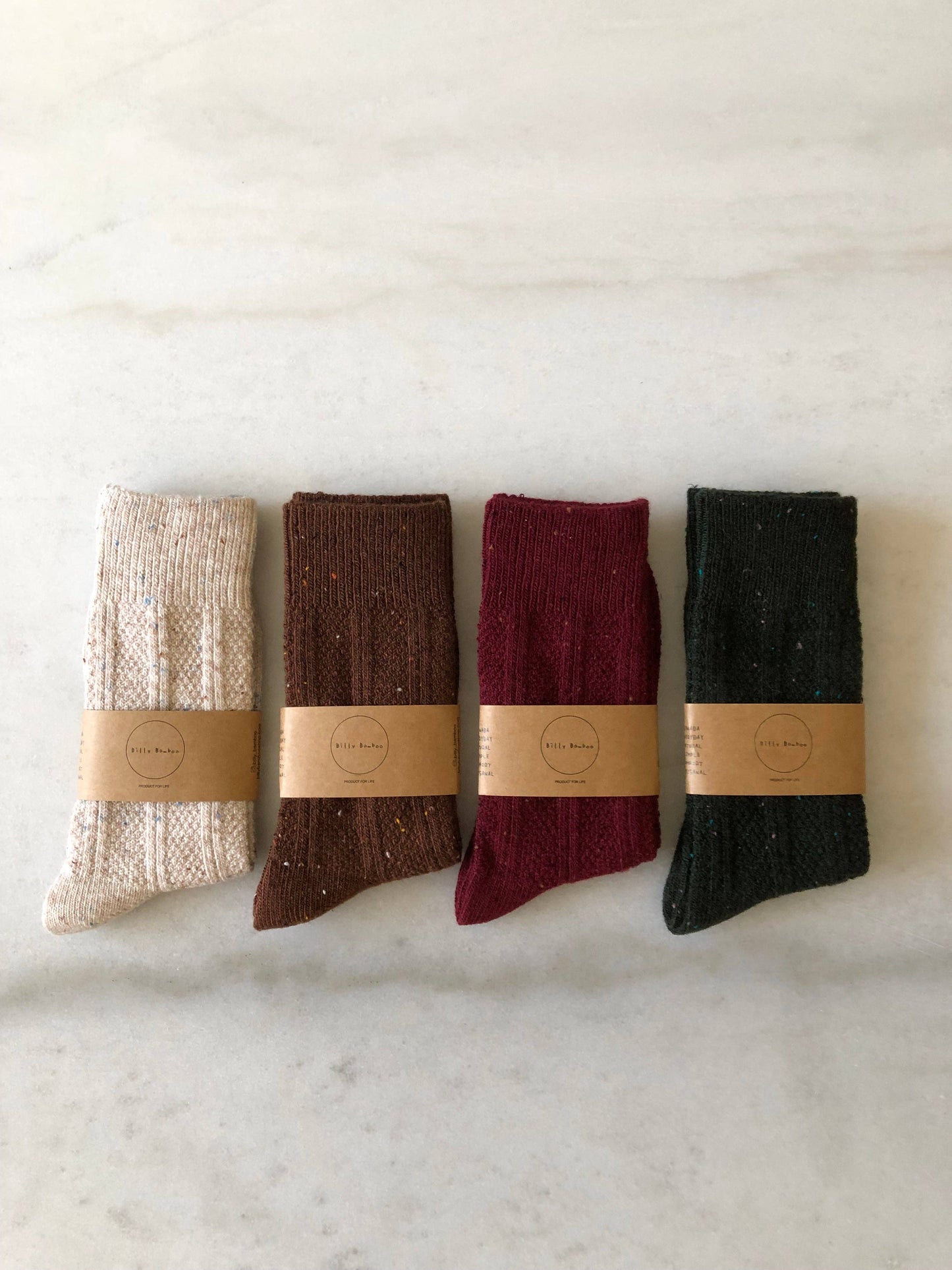 Shetland Wool Socks | Chocolate