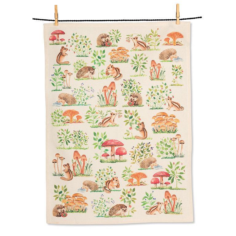 Mushrooms & Critters Kitchen Towel