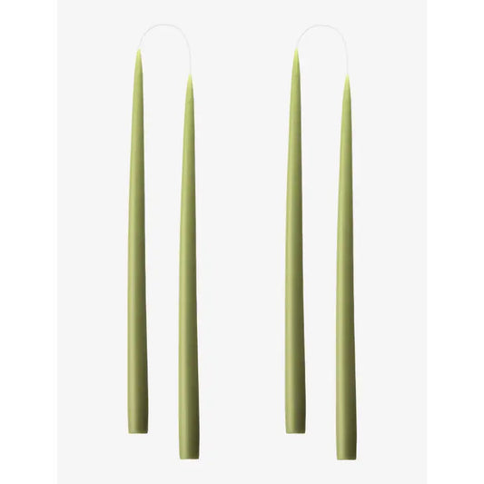 Olive Danish Taper Candle