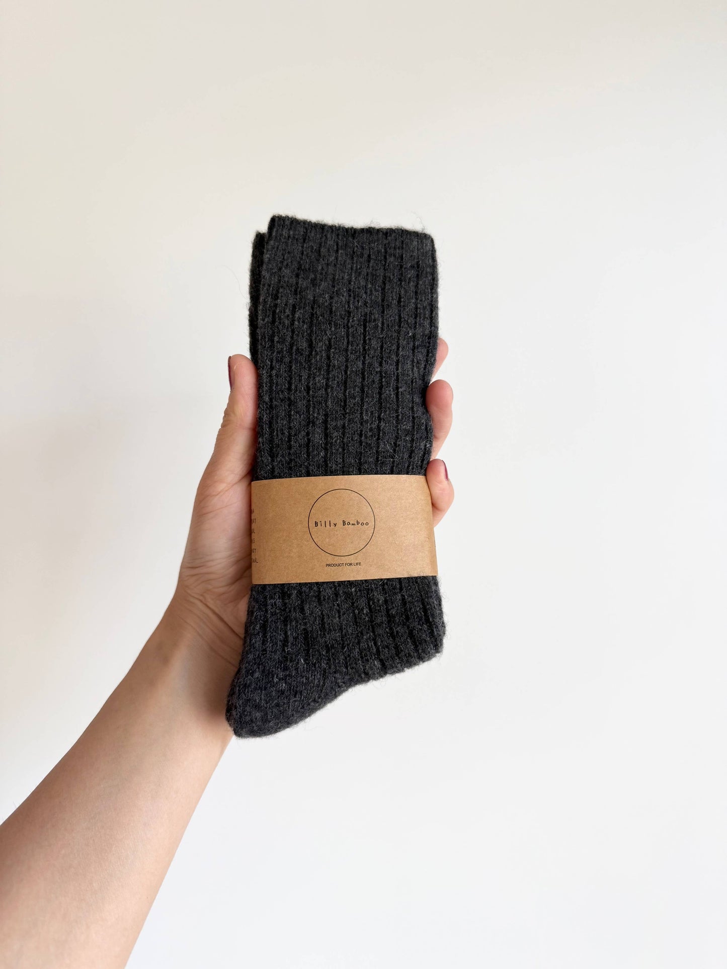 Iceland Wool Socks | Dark Gray