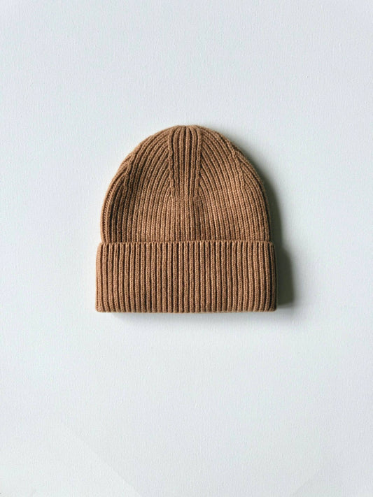 Merino Wool Beanie | Camel