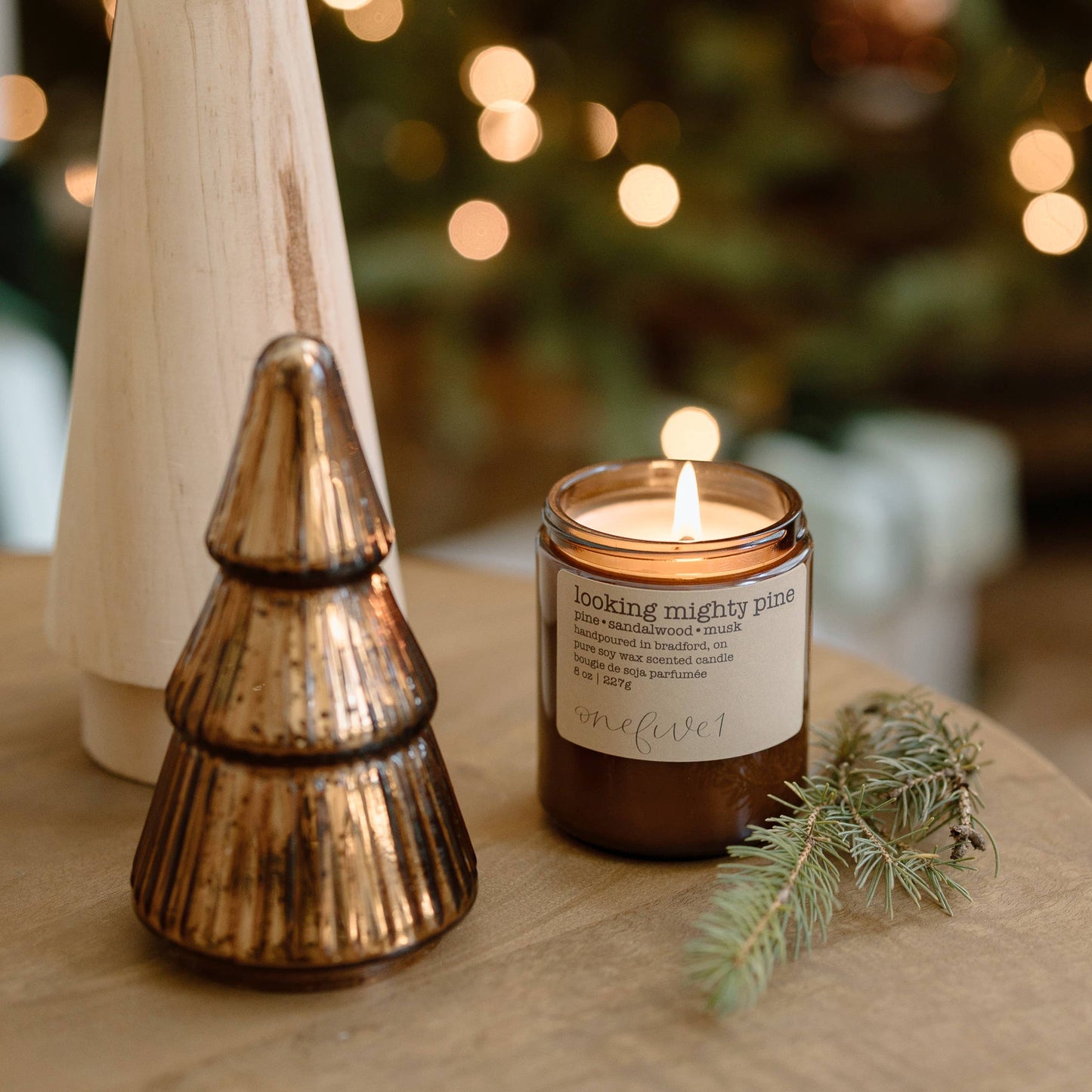 looking mighty pine | soy candle