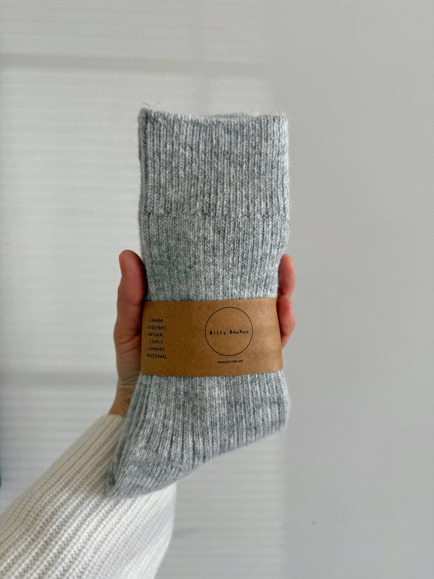 Iceland Wool Socks | Light Gray