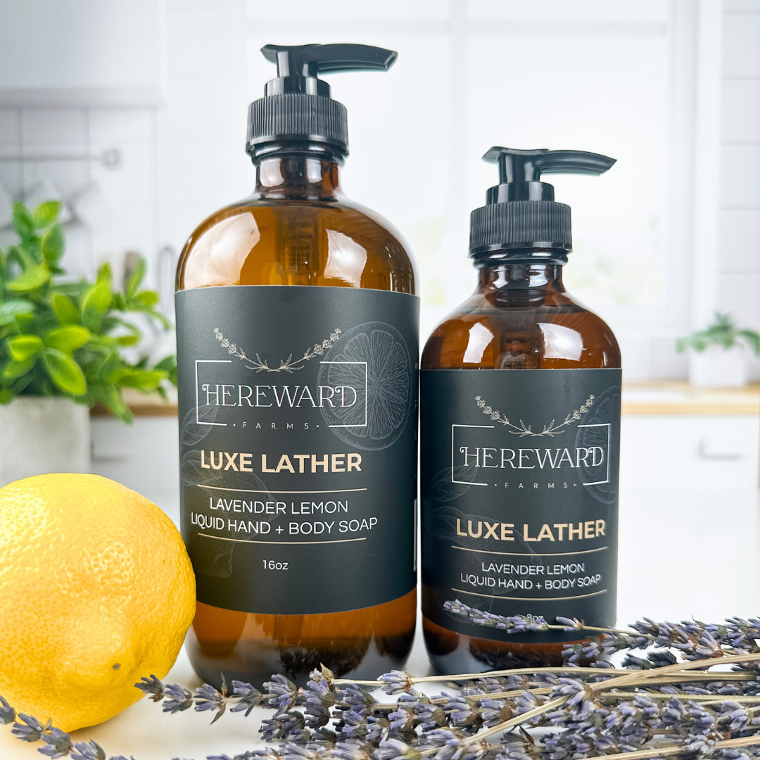 Luxe Lather Soap |  Lavender + Lemon
