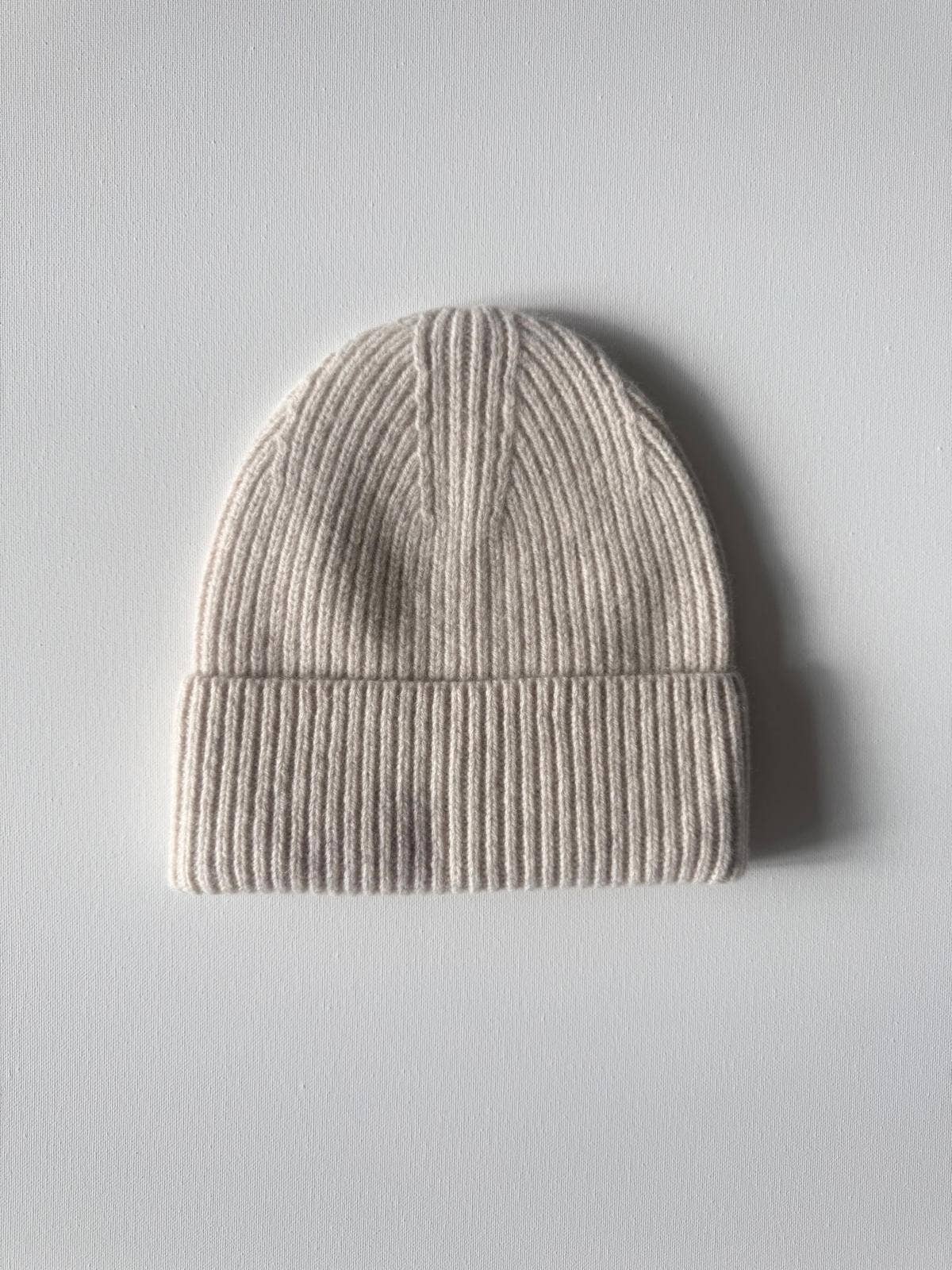 Merino Wool Beanie | Light Oat
